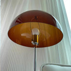 Creative Retro Acrylic Mushroom Design 1-Light Standing Floor Lamp Lumendat