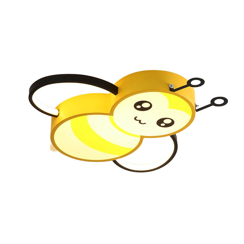 Lumendat Cartoon Creative Bees Acrylic Iron LED Flush Mount Ceiling Light Lumendat