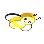 Lumendat Cartoon Creative Bees Acrylic Iron LED Flush Mount Ceiling Light Lumendat