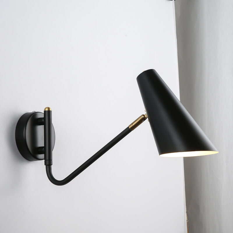 Nordic Creative Simple Rotating 1-Light Wall Sconce Lamp Lumendat