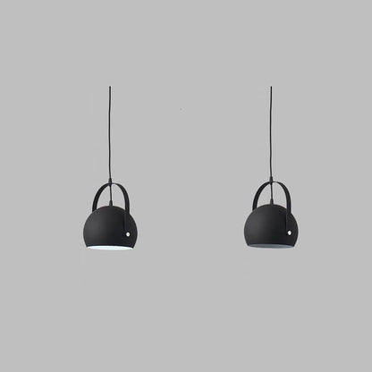 Nordic Macaron Aluminum Semicircle 1-light Pendant Light