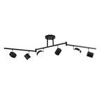 Modern Creative Rotating Track Spotlight LED Semi-Flush Mount Ceiling Light Lumendat