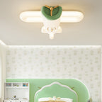 Lumendat Modern Simplicity Kids Iron PE Plane LED Flush Mount Ceiling Light For Bedroom Lumendat