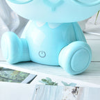Creative Cartoon Rabbit with Glasses USB LED Night Light Table Lamp Lumendat