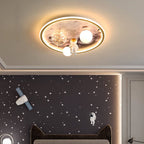 Lumendat Cartoon Childlike Creative Spaceman Design LED Flush Mount Light Lumendat