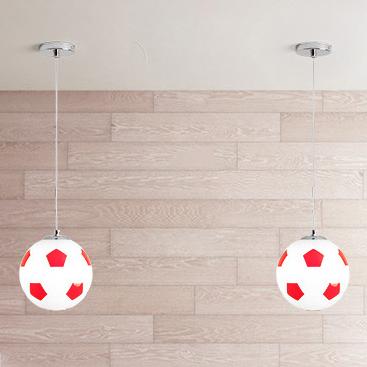 Modern Minimalist Creative Football 1-light Pendant Light BulbSquare