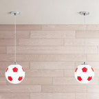 Modern Minimalist Creative Football 1-light Pendant Light BulbSquare