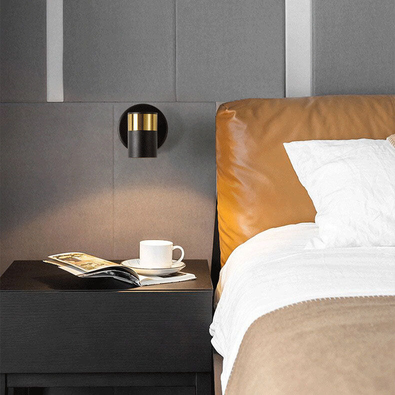 Modern Light Luxury Cylindrical 1-Light Wall Sconce Lamp Lumendat