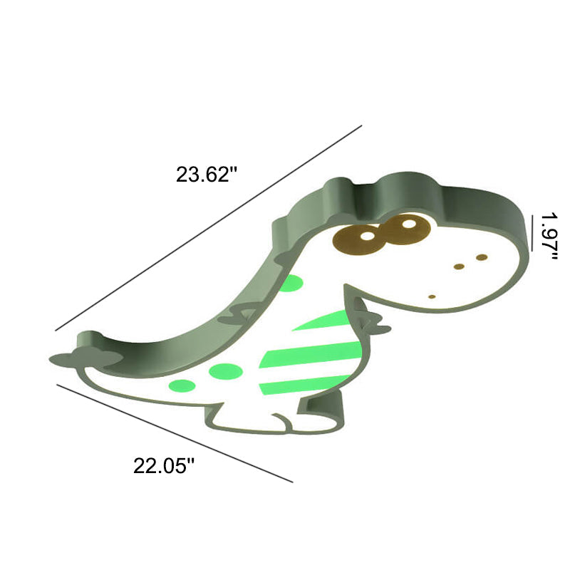 Cartoon Creative Dinosaur LED Flush Mount Ceiling Light Lumendat