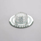 Minimalist Light Luxury Crystal Round Spotlight LED Flush Mount Ceiling Light Lumendat