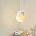 Lumendat Modern Simple Resin Bear Rabbit Decorative Iron 1-Light Pendant Light Lumendat