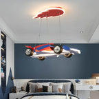 Modern Children's Racing Iron Acrylic LED Pendant Light BulbSquare