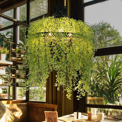 Creative Plant Vine 3-light Chandelier – Botanical Lobelia & Willow Designs