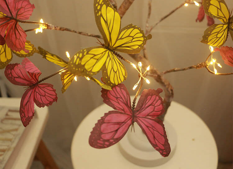 Creative Butterfly LED Tree Light Table Lamp Lumendat