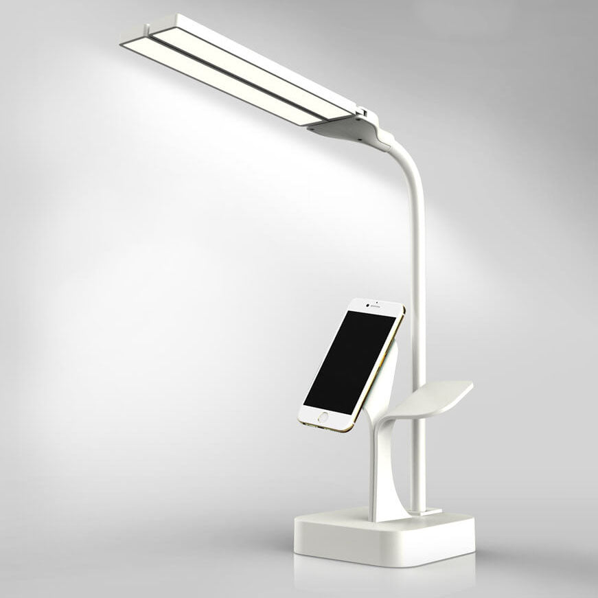 Lumendat Modern Folding Dual Lamp Plug-In Station Table Lamp Lumendat