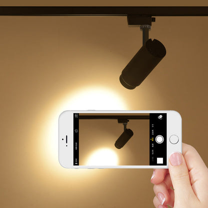 Modern Minimalist Adjustable Dimmable Focus Dimming Spotlight Tubular Track Lighting 3/4/5 Light LED Flush Mount for Living Room