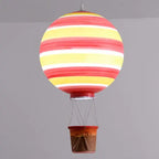 Scandinavian Modern Creative Hot Air Balloon Iron Acrylic 1-light Pendant Light BulbSquare
