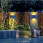 Simple Solar Waterproof Up and Down Lighted LED Wall Sconce Lamp Lumendat