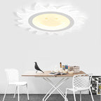 Creative Cartoon Smiley Sun LED Flush Mount Ceiling Light Lumendat