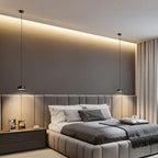 Nordic Minimalist Dome Aluminum LED Retractable Pendant Light Lumendat