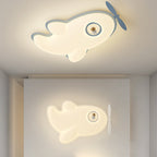 Lumendat Contemporary Nordic Kids Iron PE Plane LED Flush Mount Ceiling Light For Bedroom Lumendat