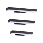 Modern Minimalist Rectangular Flat LED Sensor Outdoor Waterproof Wall Sconce Lamp