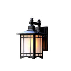 Modern Waterproof Solar Aluminum Chinese Pavilion Shape 1-Light Wall Sconce Lamp Lumendat
