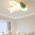 Lumendat Modern Simplicity Kids Iron PE Plane LED Flush Mount Ceiling Light For Bedroom Lumendat