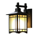 Modern Waterproof Solar Aluminum Chinese Pavilion Shape 1-Light Wall Sconce Lamp Lumendat