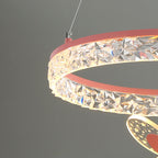 Lumendat Contemporary Creative Kids Round Butterfly Iron Acrylic LED Chandelier For Bedroom Lumendat