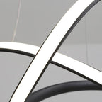 Modern Minimalist Ring Aluminum Strip LED Pendant Light