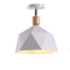 Modern Minimalist Macron Semi-flush Mount Light