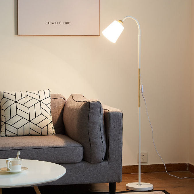 Modern Minimalist Iron 1-Light Standing Floor Lamp Lumendat