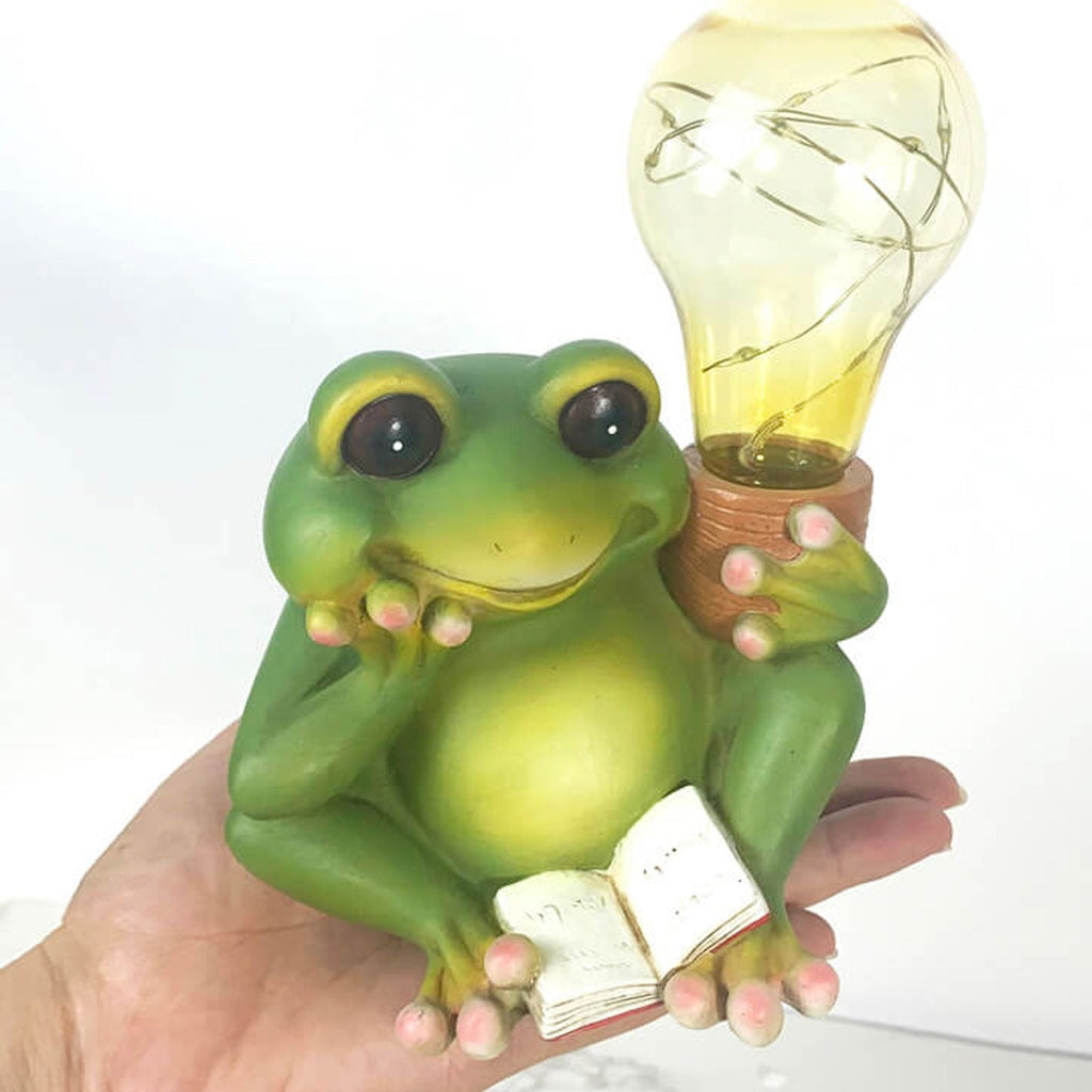 Lumendat Solar Creative Cartoon Frog Design LED Outdoor Decorative Light Lumendat