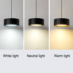 Modern Minimalist Round Head Iron LED Pendant Light