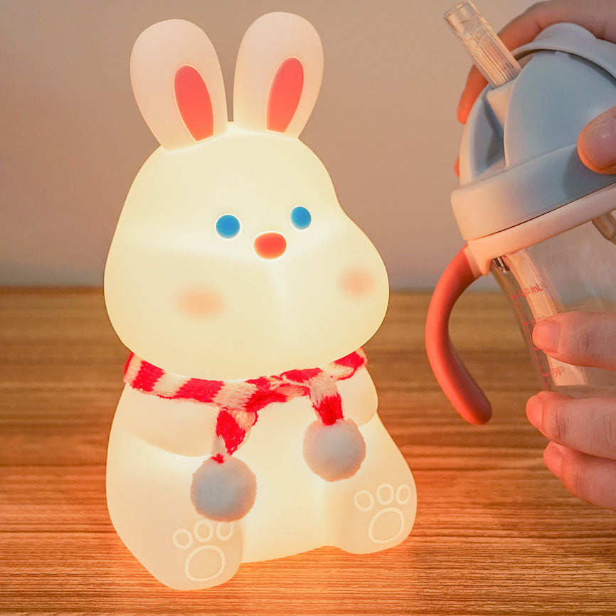 Lumendat Creative Cartoon Rabbit Silicone Pat USB LED Night Light Table Lamp Lumendat