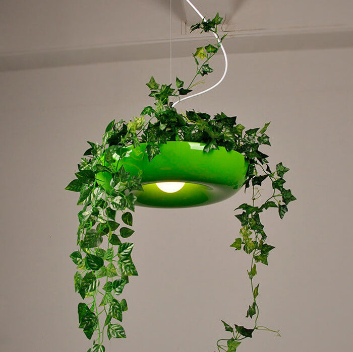Modern Art Deco Sky Garden Round Shade 1-light Pendant Light for Dining Room