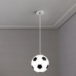 Modern Minimalist Creative Football 1-light Pendant Light BulbSquare
