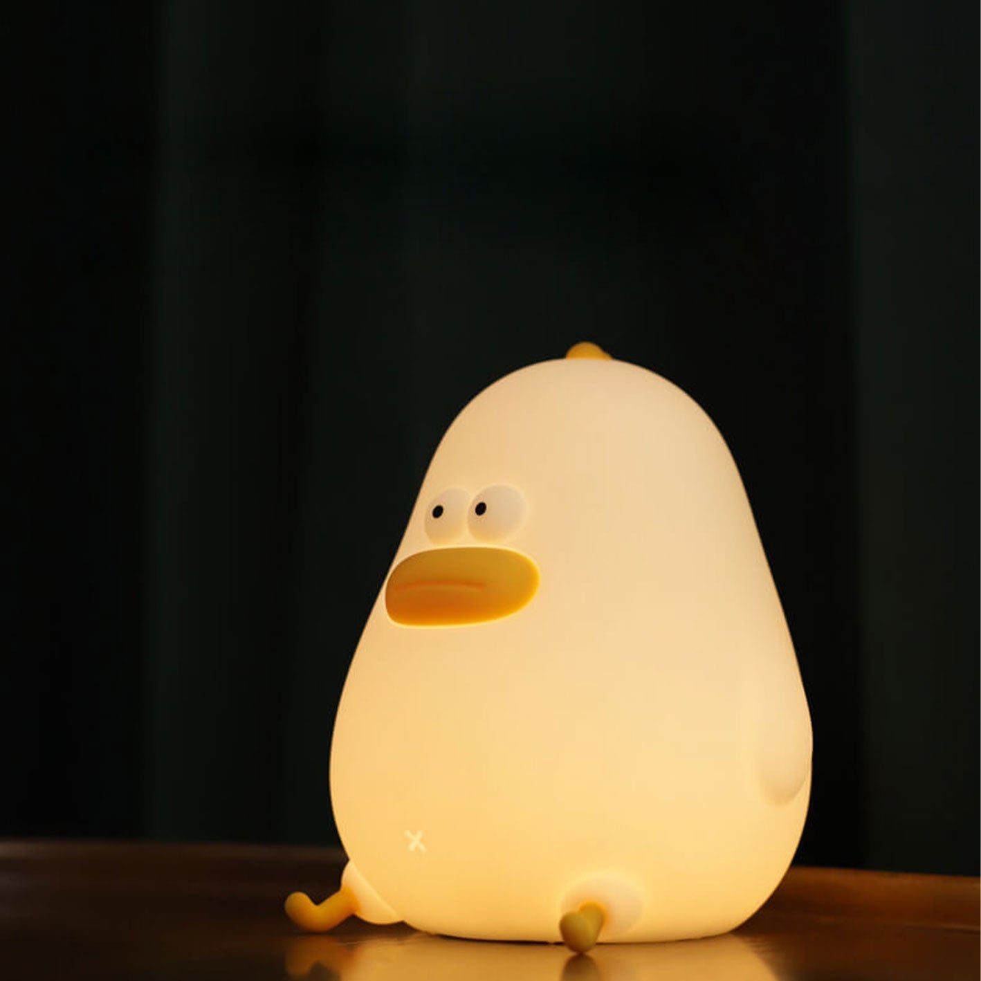 Cartoon LED Silicone Chick Night Light USB Table Lamp Lumendat