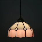 Tiffany Stained Glass Dome Shade European 1-light Pendant Light Lumendat