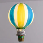 Scandinavian Modern Creative Hot Air Balloon Iron Acrylic 1-light Pendant Light BulbSquare