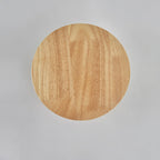 Modern Minimalist Round Irregular Oval Wood LED Wall Sconce Lamp For Living Room Lumendat