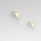 Modern Simplicity Square Flip Flop Recessed Plaster 1-Light Wall Sconce Lamp For Living Room