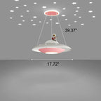 Modern Creative Flying Saucer Space Astronaut Children LED Chandelier Lumendat