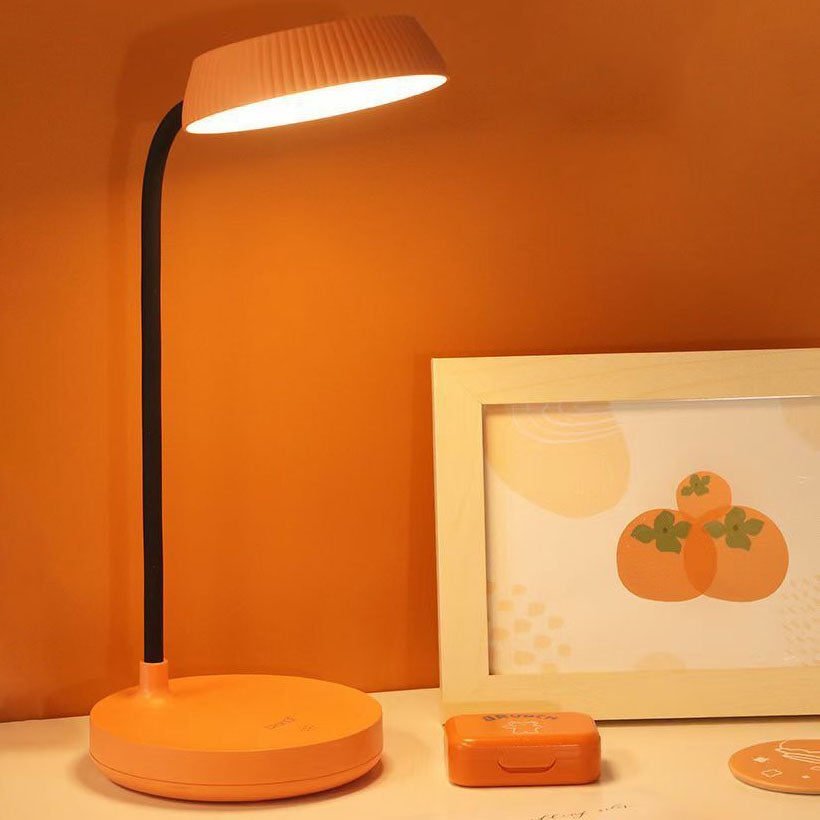 Nordic Minimalist Round Plate LED Touch Eye Protection USB Desk Lamp Lumendat