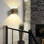 Outdoor Minimalist Square Cube Aluminum Waterproof LED Wall Sconce Lamp Lumendat