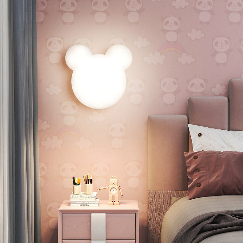 Lumendat Cartoon Minimalist Bear Shape LED Wall Sconce Lamp Lumendat
