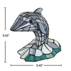 Tiffany Creative Animal Stained Glass 1-Light Decorative Table Lamp Lumendat