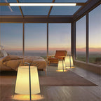 Modern Minimalist Long Rectangle Aluminum PC LED Flush Mount Ceiling Light For Outdoor Patio Lumendat