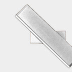 Modern Minimalist Rectangular Bar Aluminum Acrylic Rotatable LED Wall Sconce Lamp For Living Room Lumendat